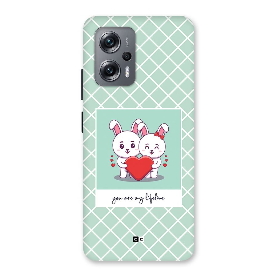 Love Lifeline Back Case for Redmi K50i