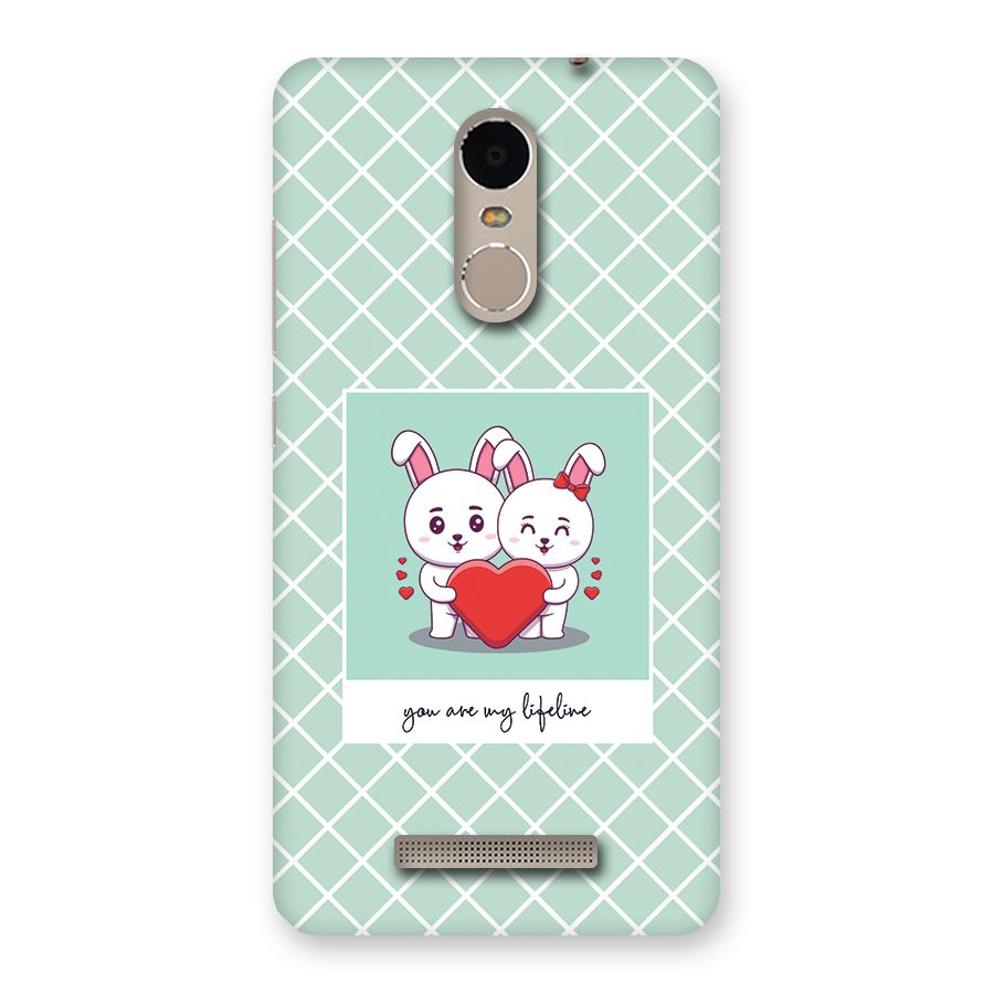 Love Lifeline Back Case for Redmi Note 3