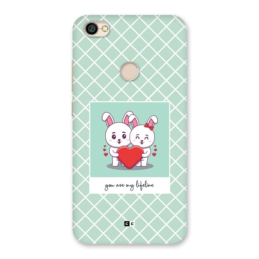 Love Lifeline Back Case for Redmi Y1 2017