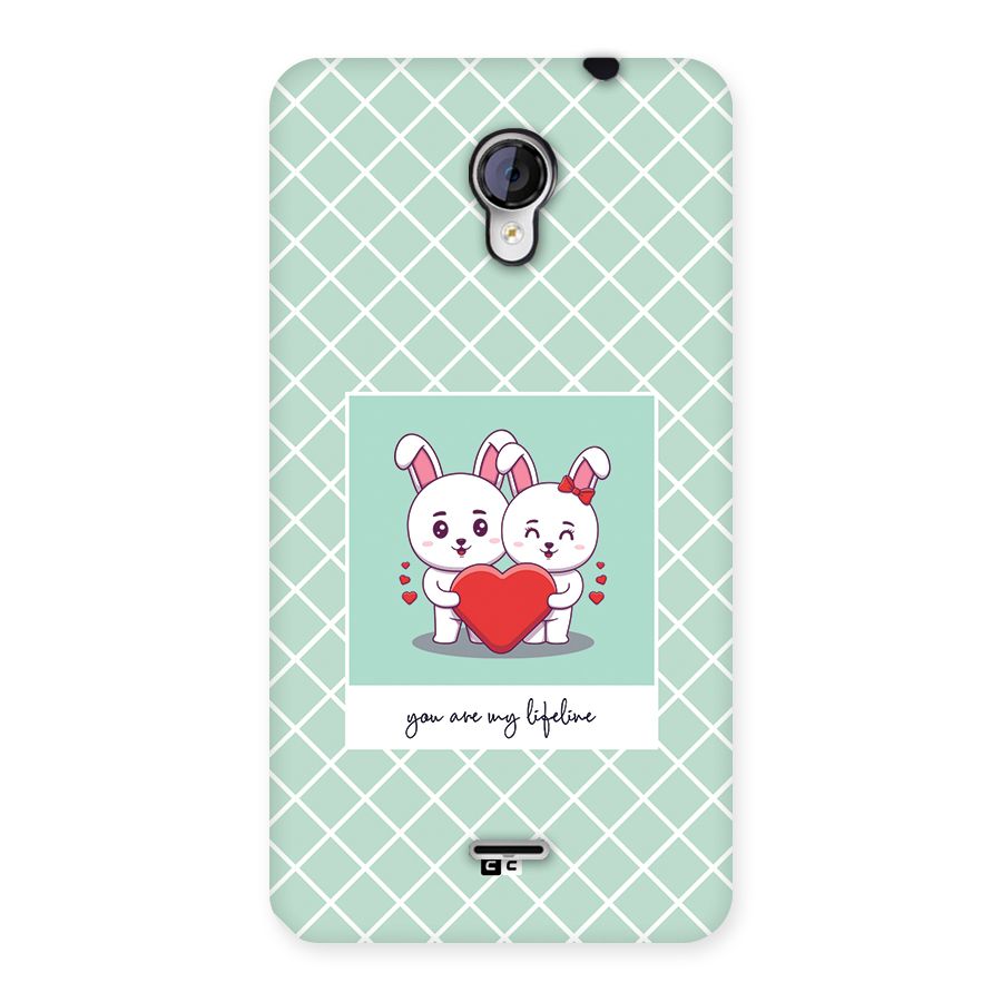 Love Lifeline Back Case for Unite 2 A106