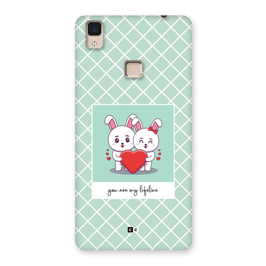 Love Lifeline Back Case for V3 Max