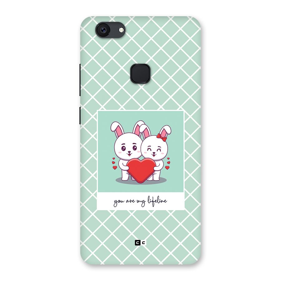 Love Lifeline Back Case for Vivo V7 Plus