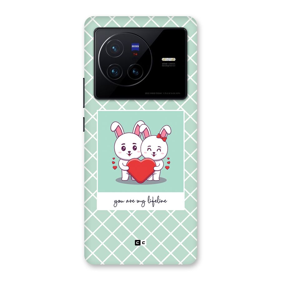 Love Lifeline Back Case for Vivo X80