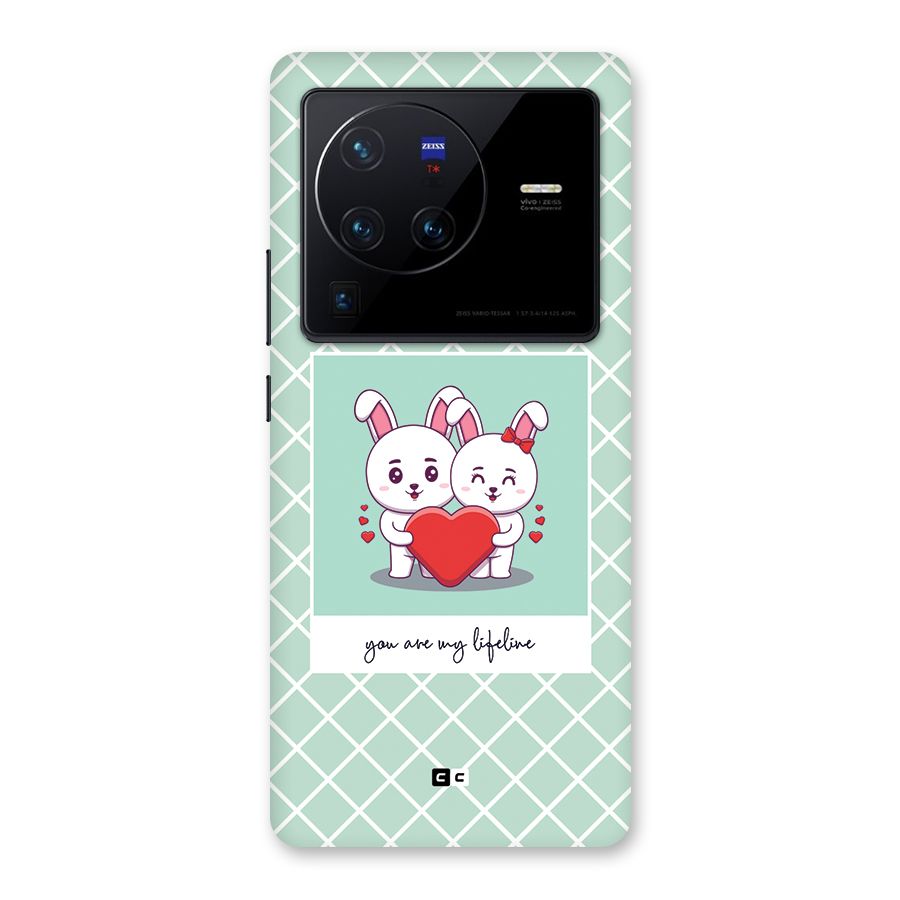 Love Lifeline Back Case for Vivo X80 Pro