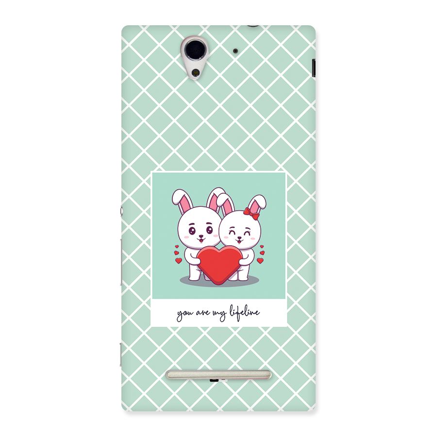 Love Lifeline Back Case for Xperia C3