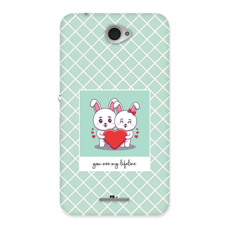 Love Lifeline Back Case for Xperia E4