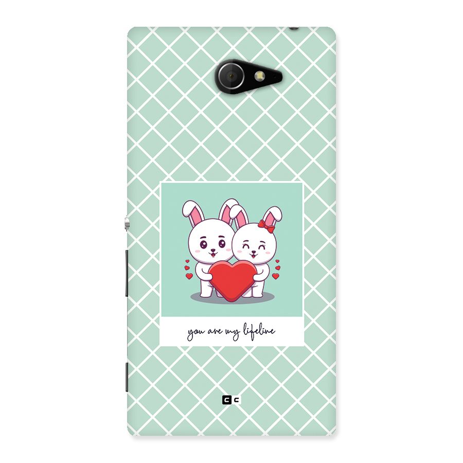 Love Lifeline Back Case for Xperia M2