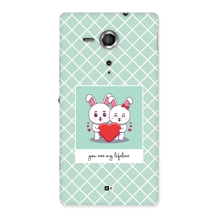 Love Lifeline Back Case for Xperia Sp