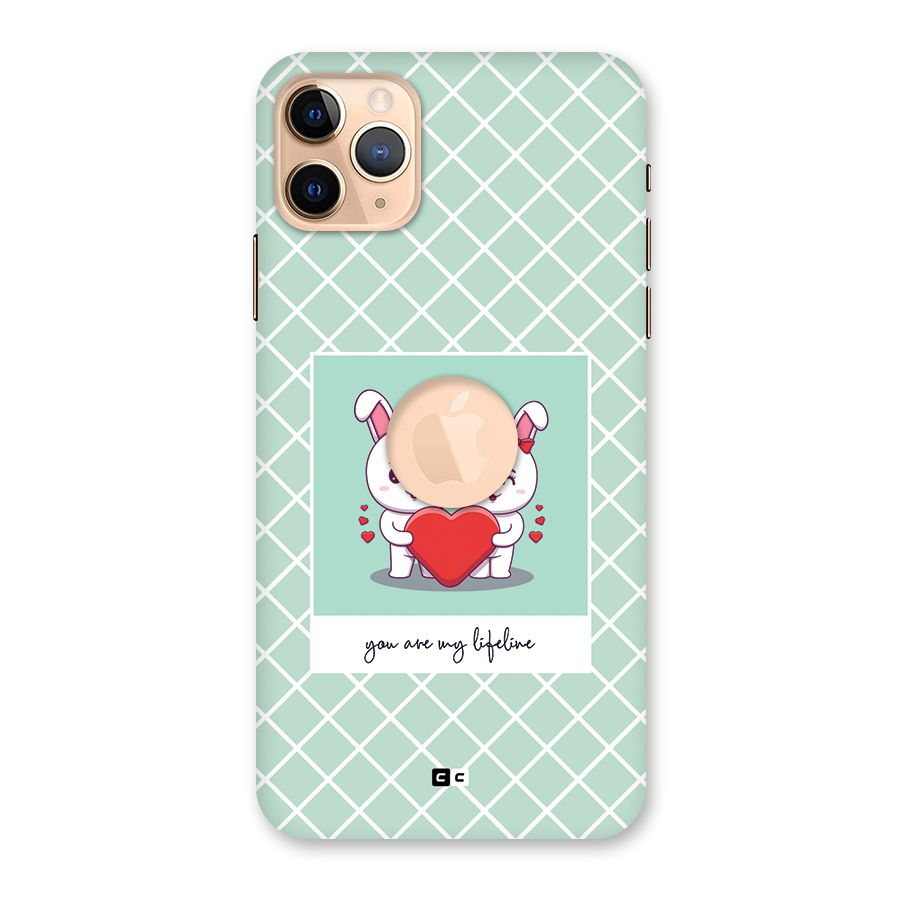 Love Lifeline Back Case for iPhone 11 Pro Max Logo Cut