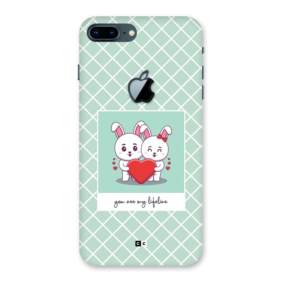 Love Lifeline Back Case for iPhone 7 Plus Apple Cut