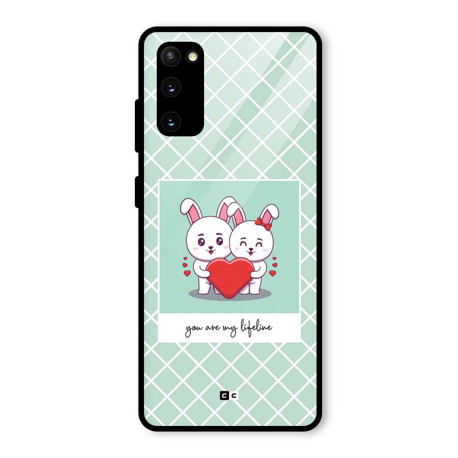 Love Lifeline Glass Back Case for Galaxy S20 FE 5G