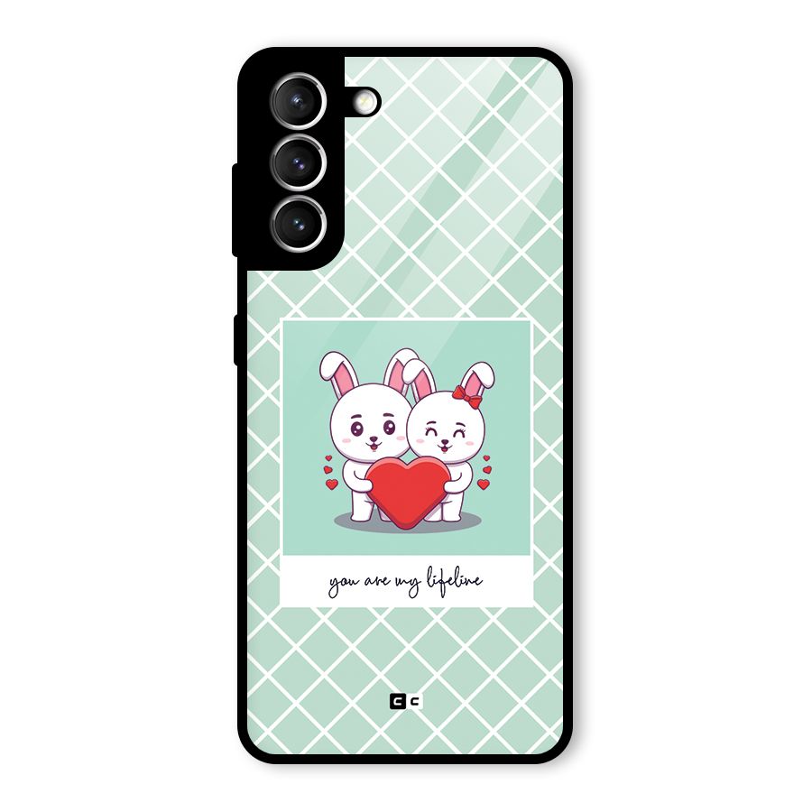 Love Lifeline Glass Back Case for Galaxy S21 5G