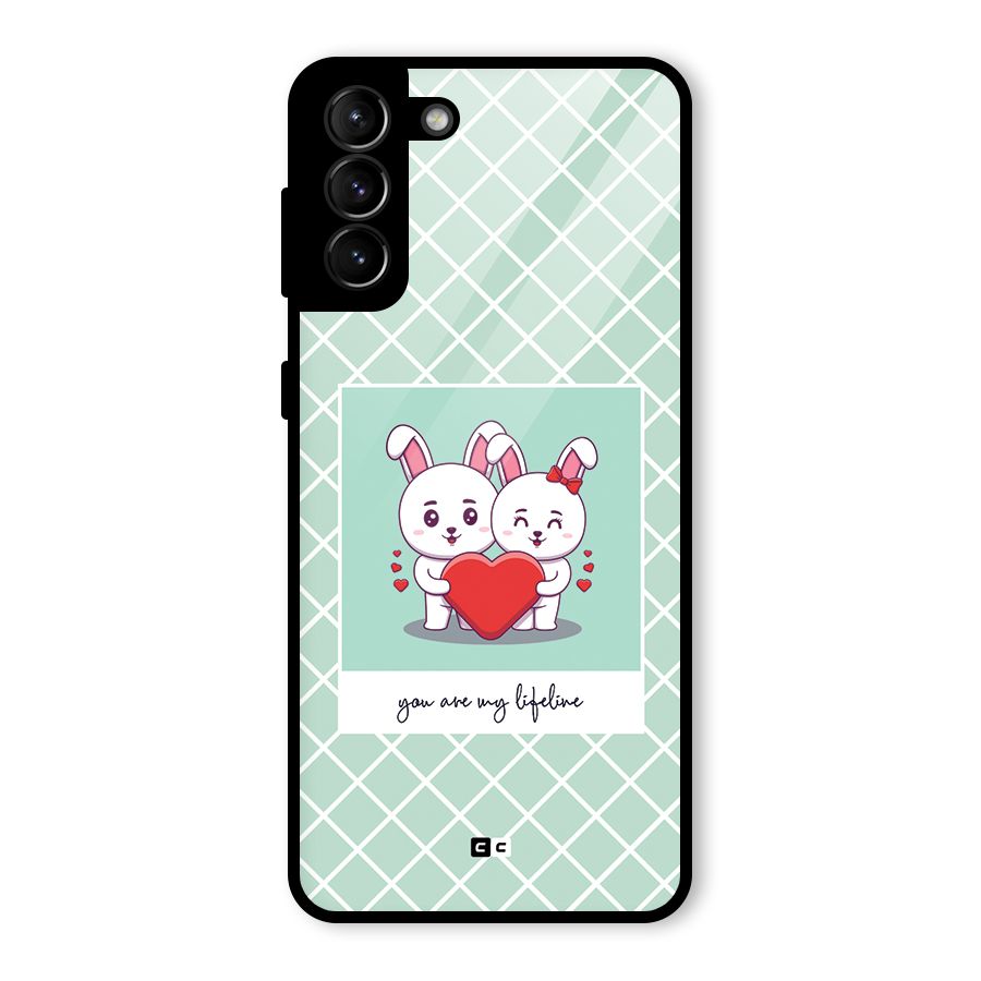 Love Lifeline Glass Back Case for Galaxy S21 Plus