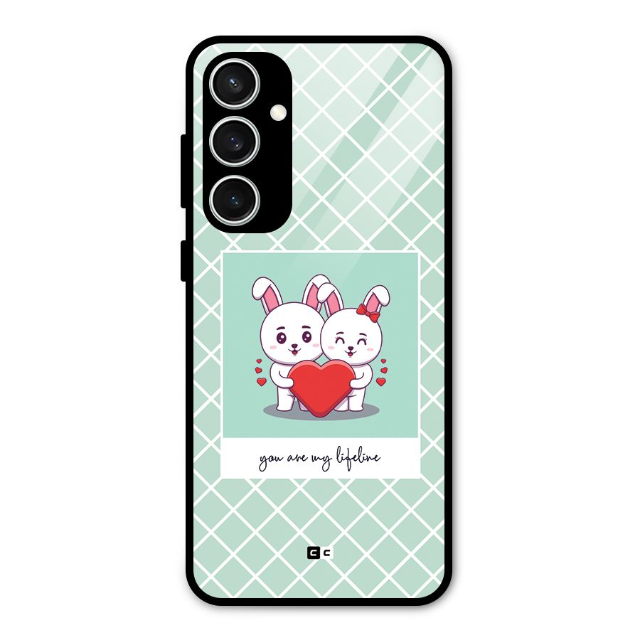 Love Lifeline Glass Back Case for Galaxy S23 FE