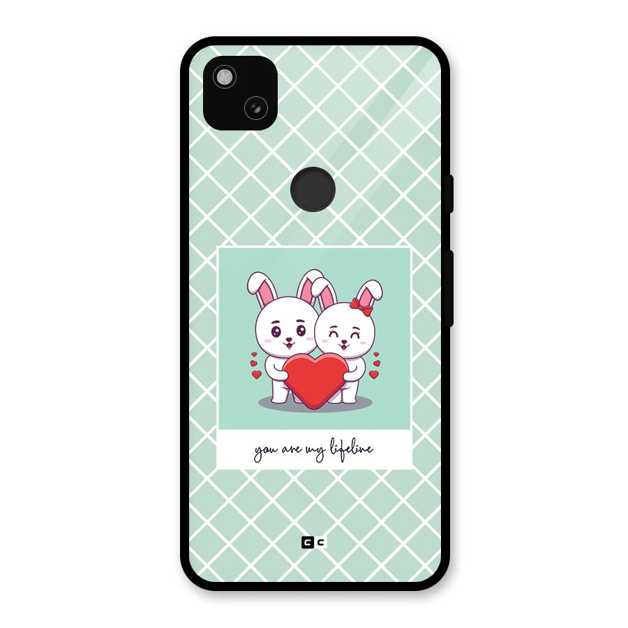 Love Lifeline Glass Back Case for Google Pixel 4a
