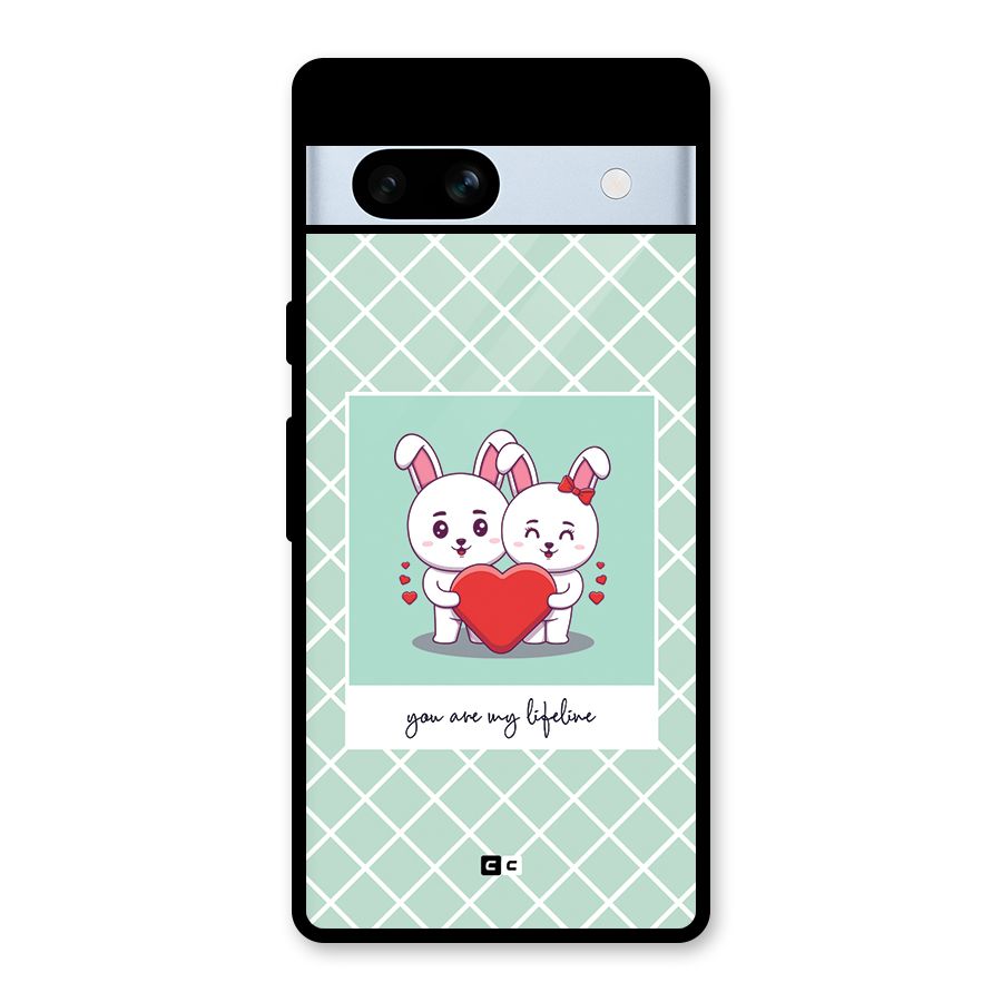 Love Lifeline Glass Back Case for Google Pixel 7a
