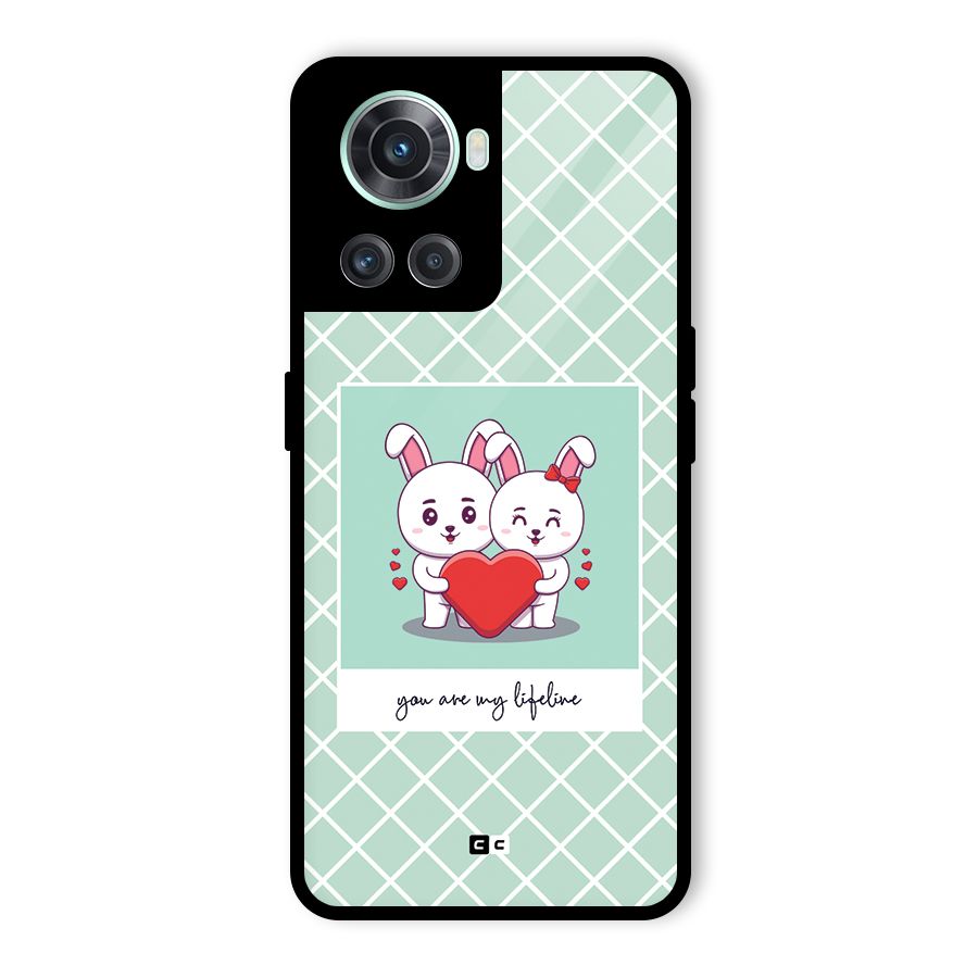 Love Lifeline Glass Back Case for OnePlus 10R