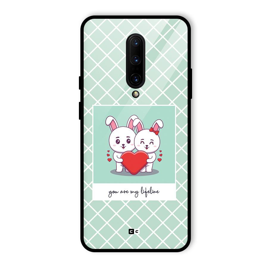 Love Lifeline Glass Back Case for OnePlus 7 Pro