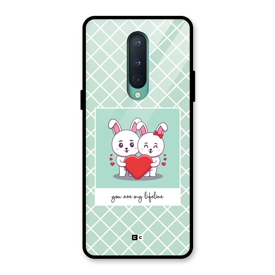 Love Lifeline Glass Back Case for OnePlus 8