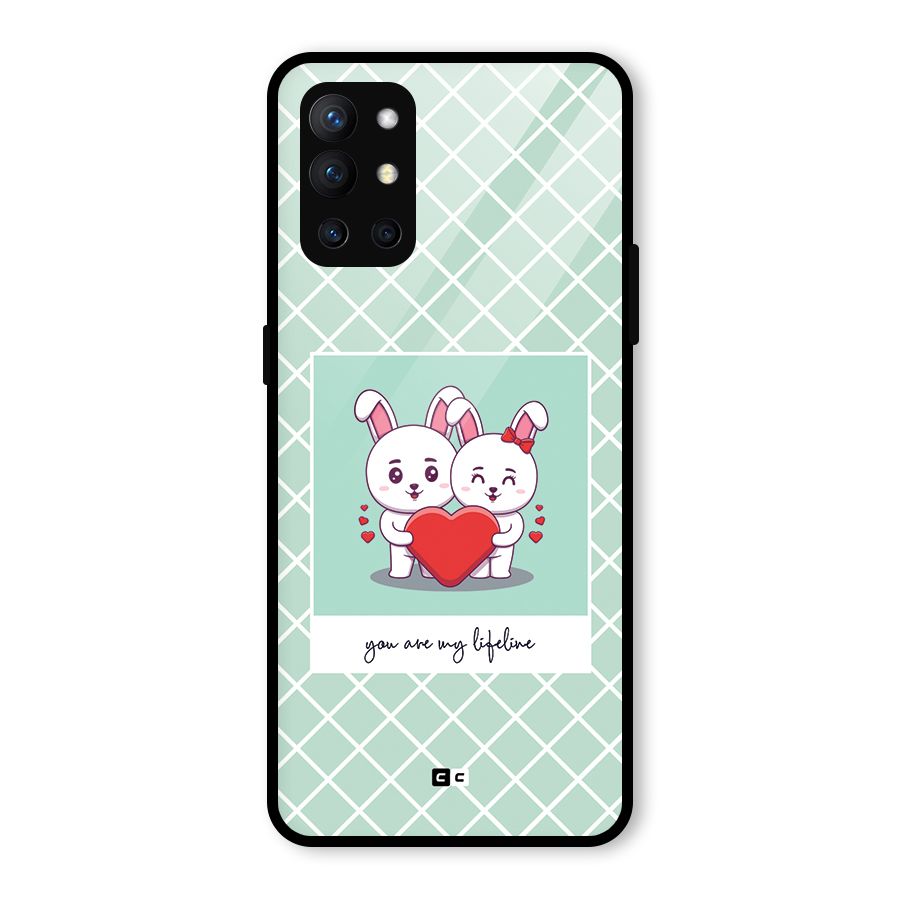 Love Lifeline Glass Back Case for OnePlus 9R