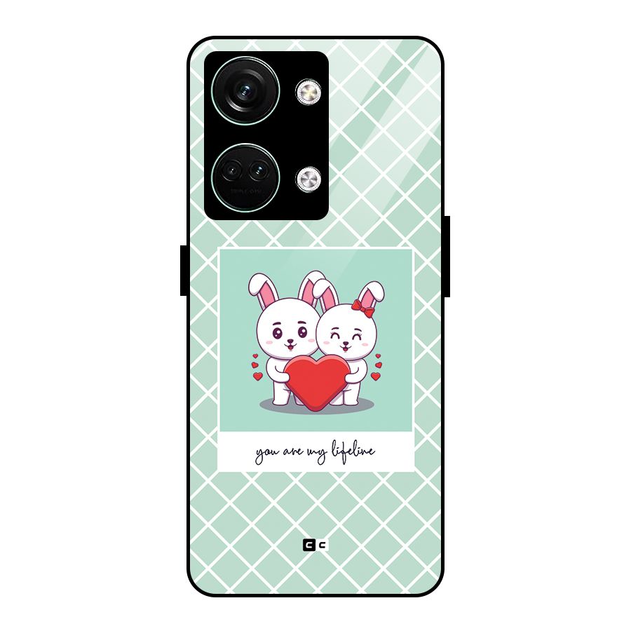 Love Lifeline Glass Back Case for Oneplus Nord 3