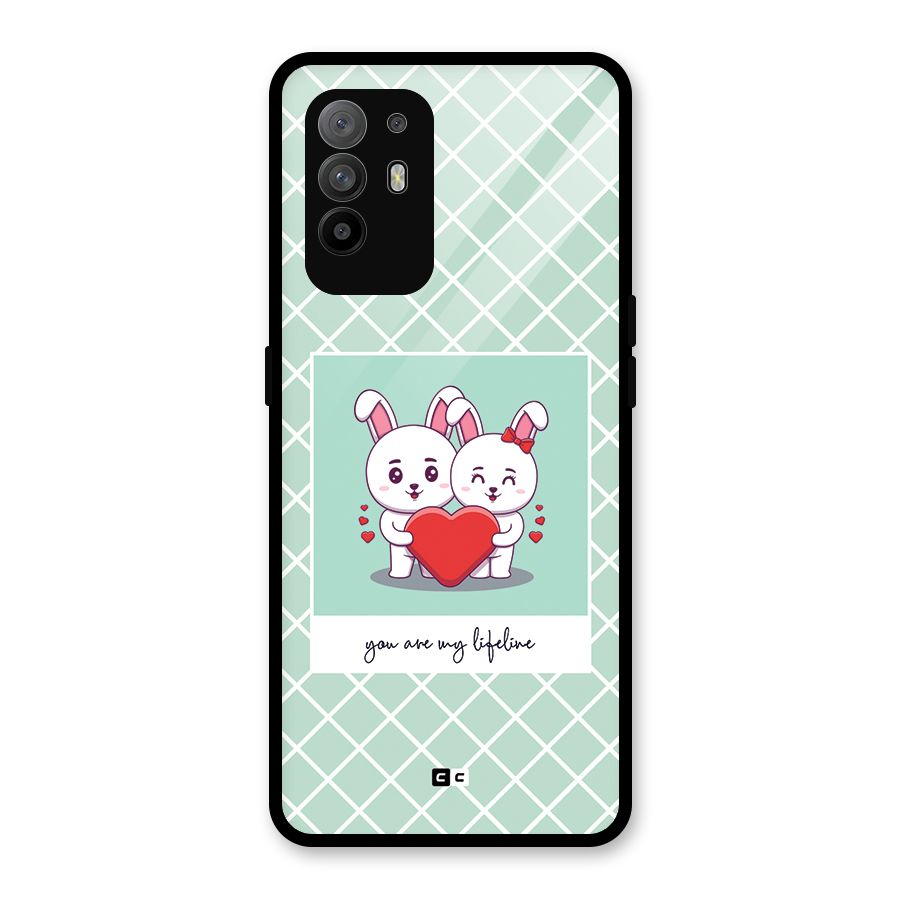 Love Lifeline Glass Back Case for Oppo F19 Pro Plus 5G