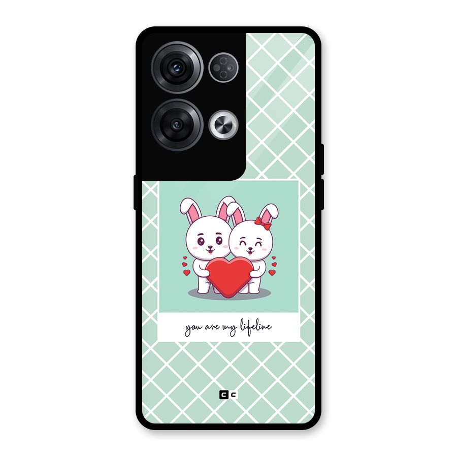 Love Lifeline Glass Back Case for Oppo Reno8 Pro 5G