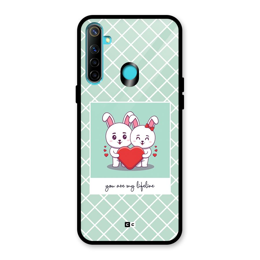 Love Lifeline Glass Back Case for Realme 5i