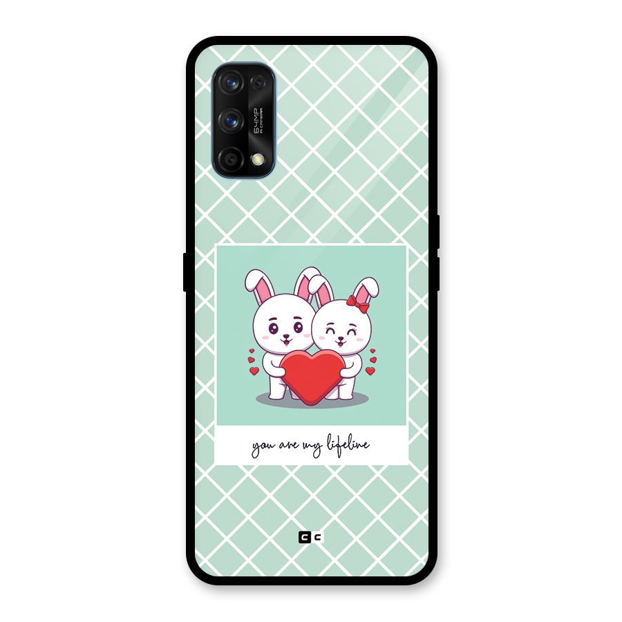 Love Lifeline Glass Back Case for Realme 7 Pro