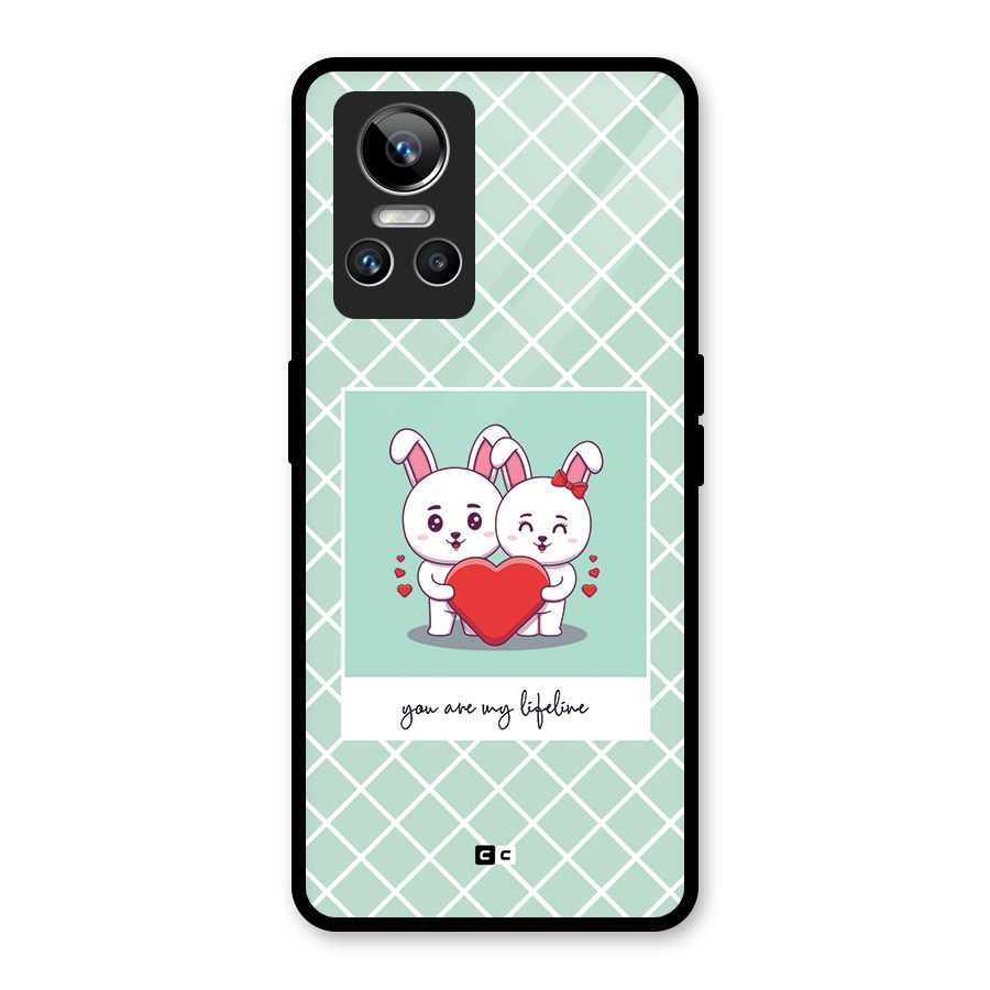Love Lifeline Glass Back Case for Realme GT Neo 3