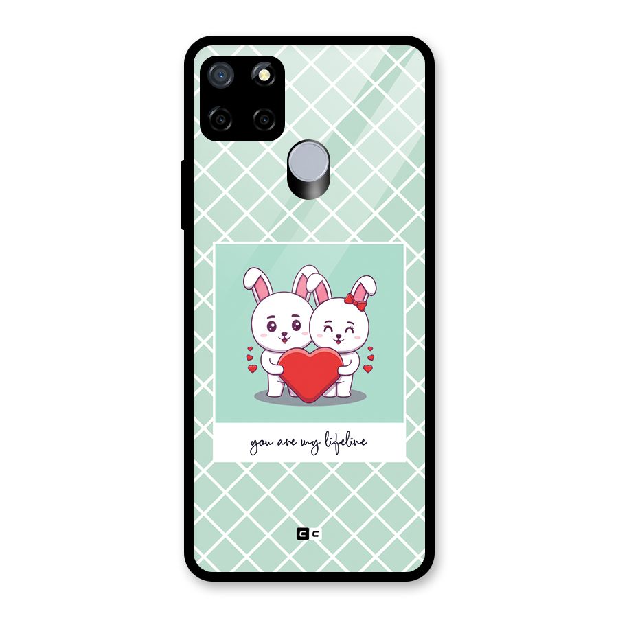 Love Lifeline Glass Back Case for Realme Narzo 30A