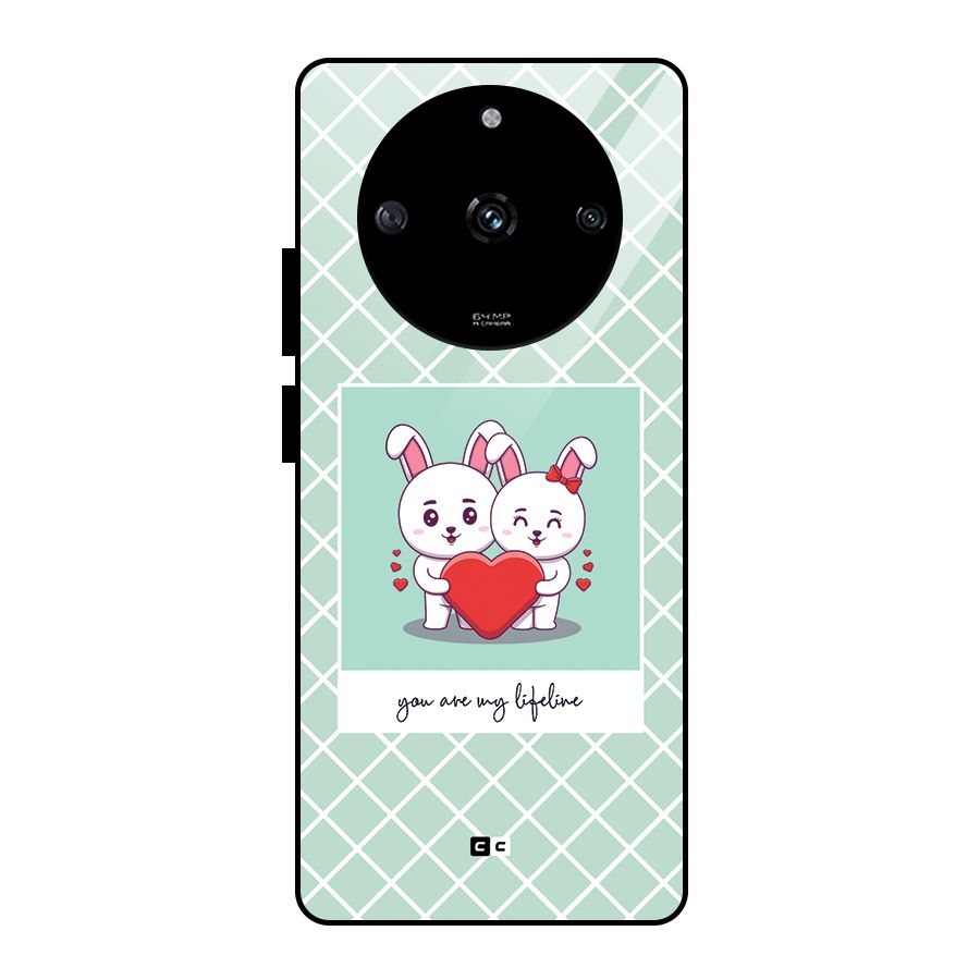 Love Lifeline Glass Back Case for Realme Narzo 60 5G