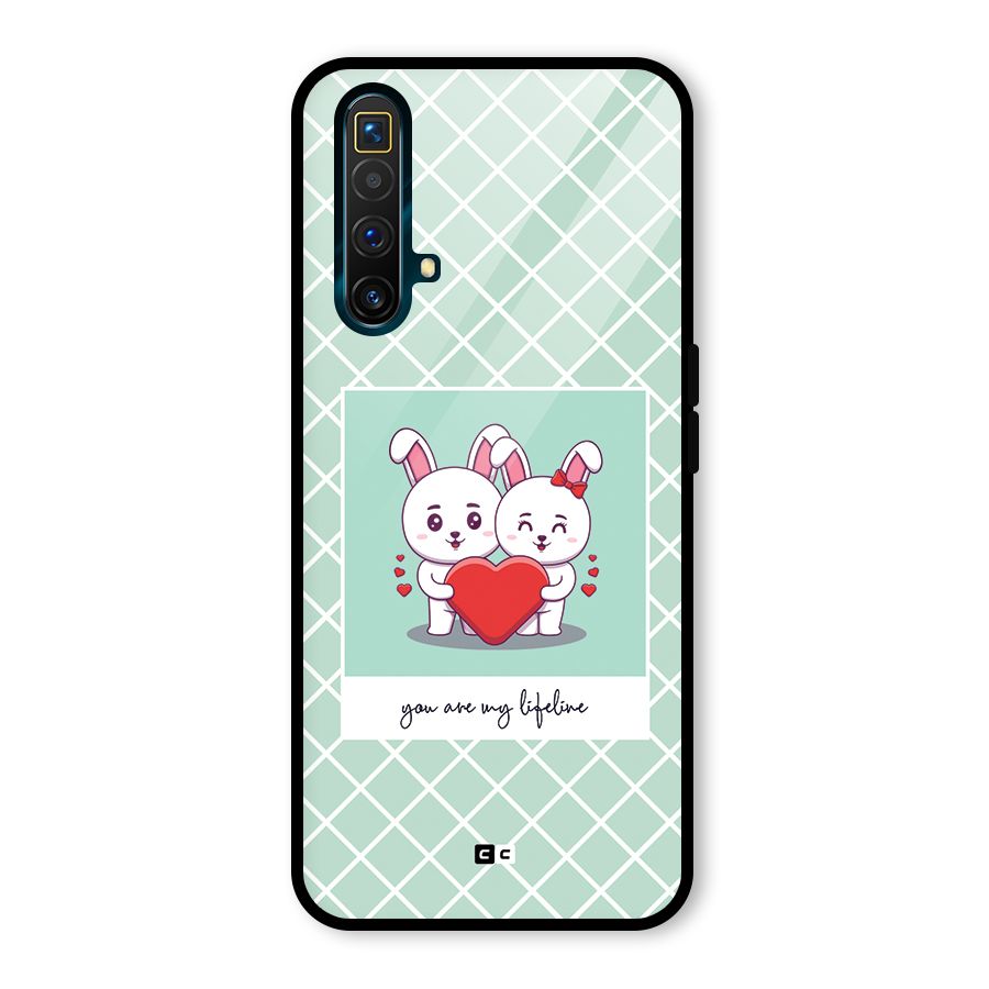 Love Lifeline Glass Back Case for Realme X3 SuperZoom
