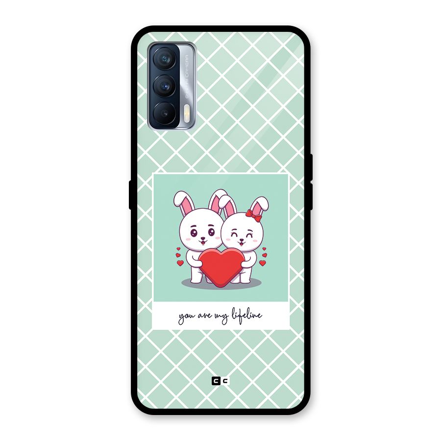 Love Lifeline Glass Back Case for Realme X7