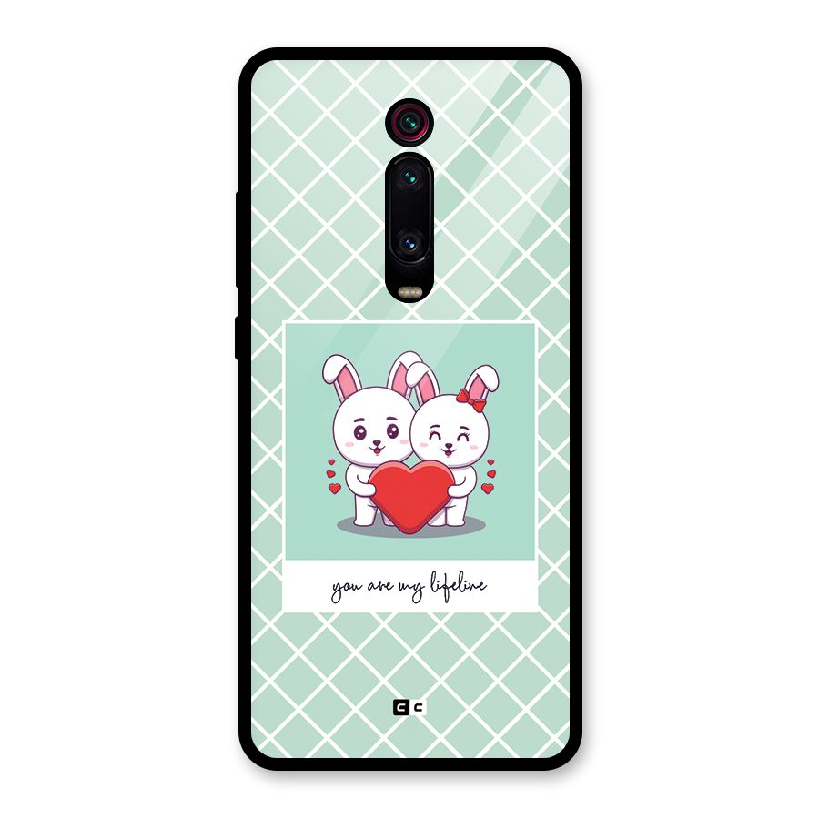Love Lifeline Glass Back Case for Redmi K20 Pro