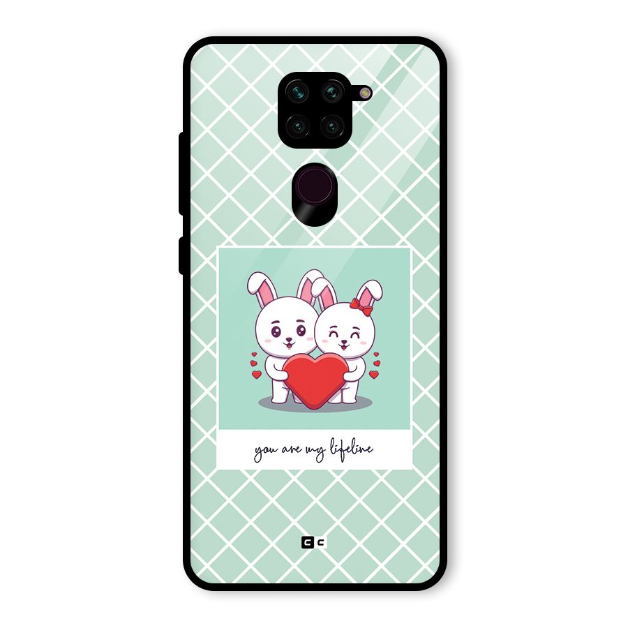 Love Lifeline Glass Back Case for Redmi Note 9