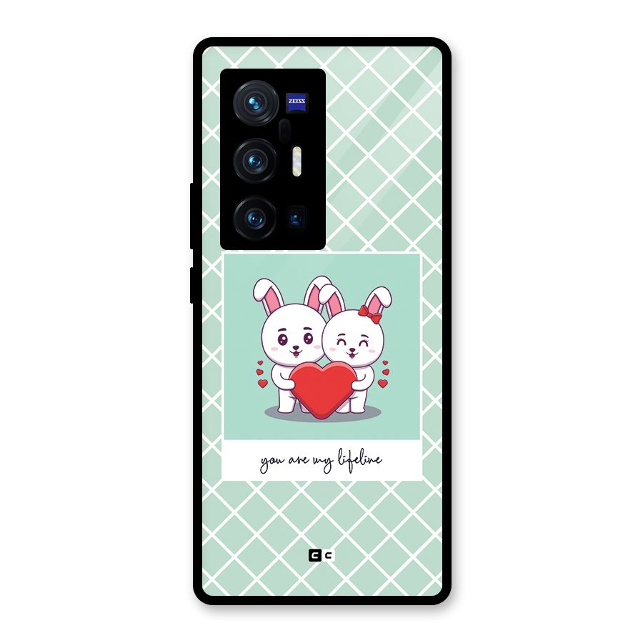 Love Lifeline Glass Back Case for Vivo X70 Pro Plus