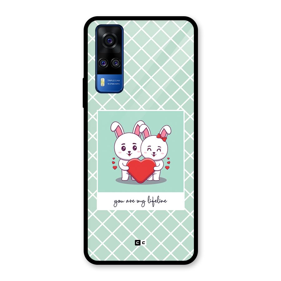 Love Lifeline Glass Back Case for Vivo Y31