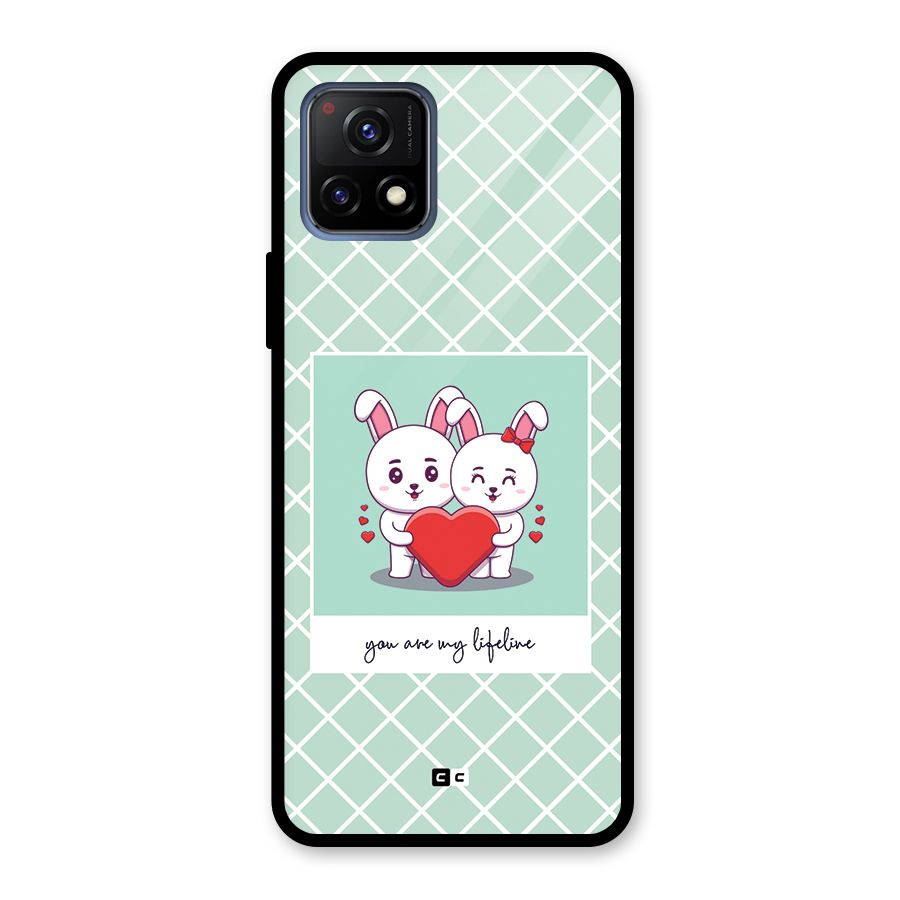 Love Lifeline Glass Back Case for Vivo Y72 5G