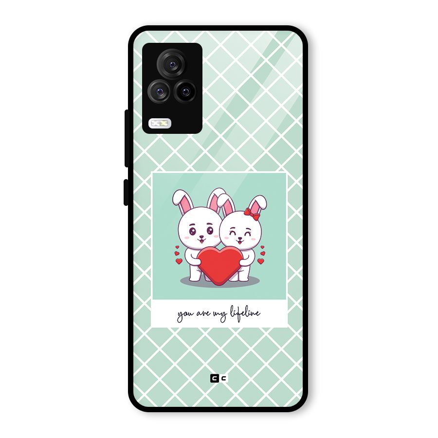 Love Lifeline Glass Back Case for Vivo iQOO 7 Legend 5G