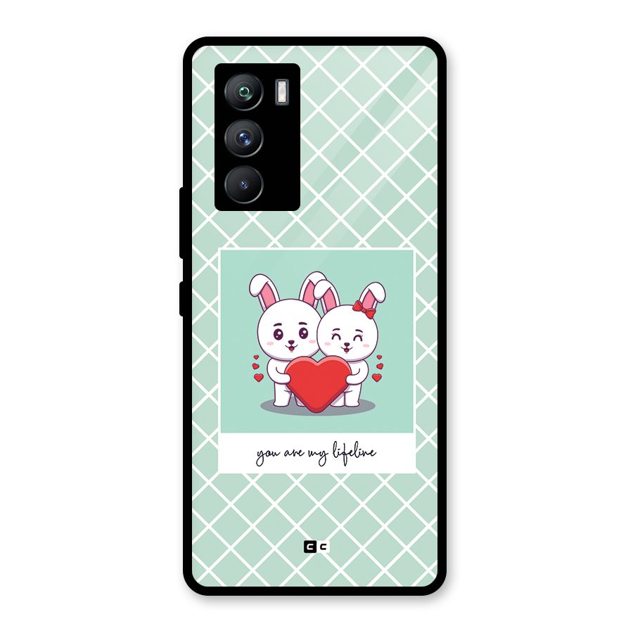 Love Lifeline Glass Back Case for Vivo iQOO 9 SE