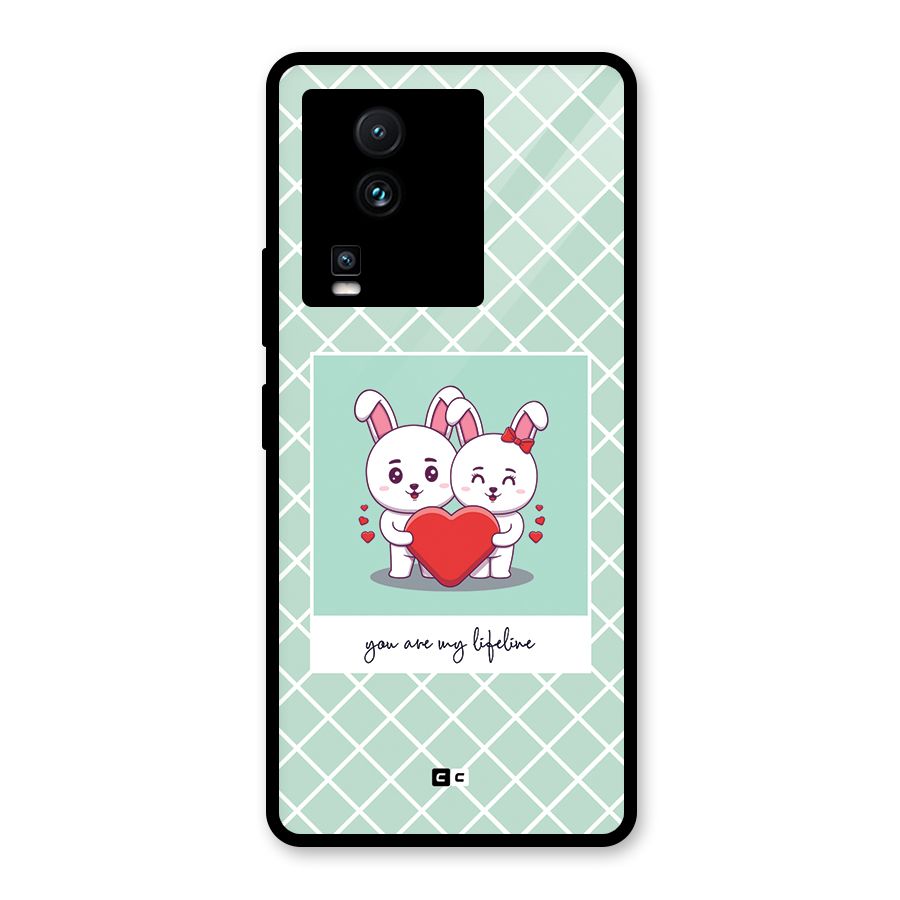 Love Lifeline Glass Back Case for Vivo iQOO Neo 7 Pro