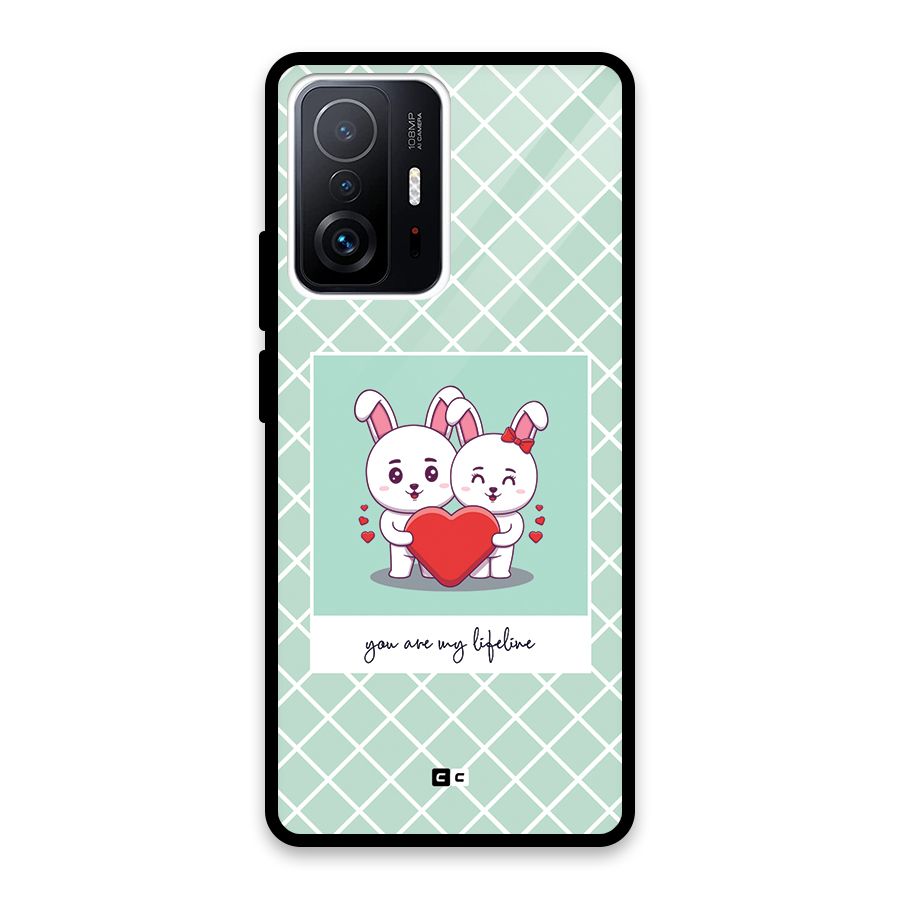 Love Lifeline Glass Back Case for Xiaomi 11T Pro