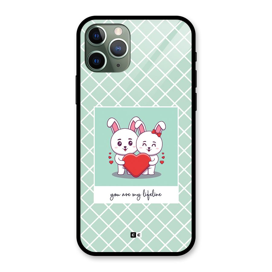 Love Lifeline Glass Back Case for iPhone 11 Pro