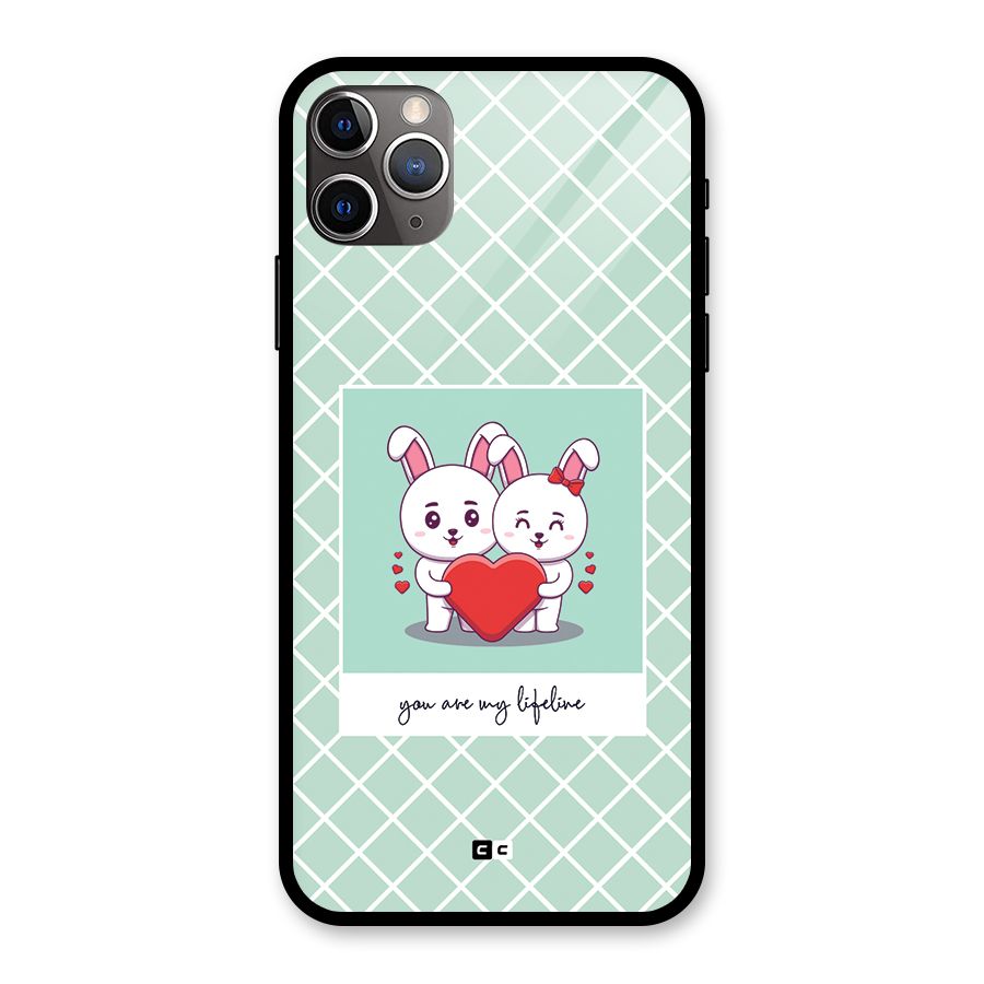 Love Lifeline Glass Back Case for iPhone 11 Pro Max