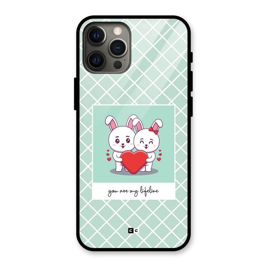Love Lifeline Glass Back Case for iPhone 12 Pro Max