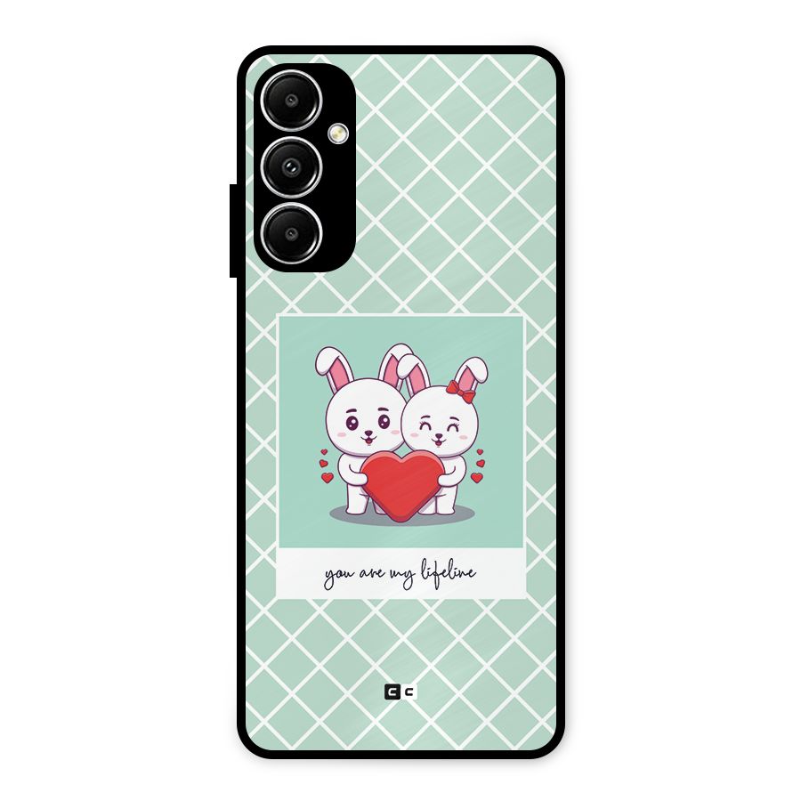 Love Lifeline Metal Back Case for Galaxy A05s