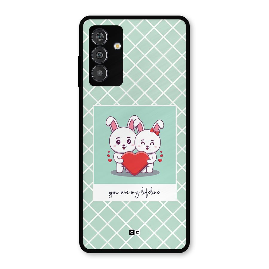 Love Lifeline Metal Back Case for Galaxy F13