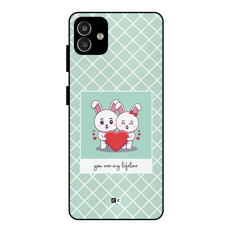 Love Lifeline Metal Back Case for Galaxy M13 5G