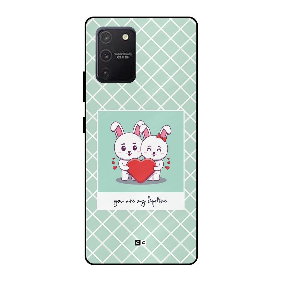 Love Lifeline Metal Back Case for Galaxy S10 Lite